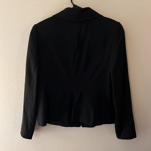 Ann Taylor Wool Blend Structured Double Lapel Blazer Size 12P - Picture 5 of 6